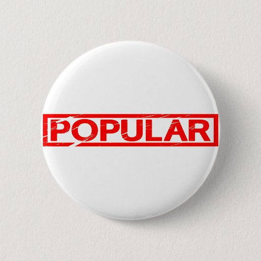Badge Rond 5 Cm Timbre populaire (Devant)