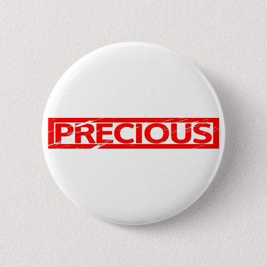 Badge Rond 5 Cm Timbre précieux (Devant)
