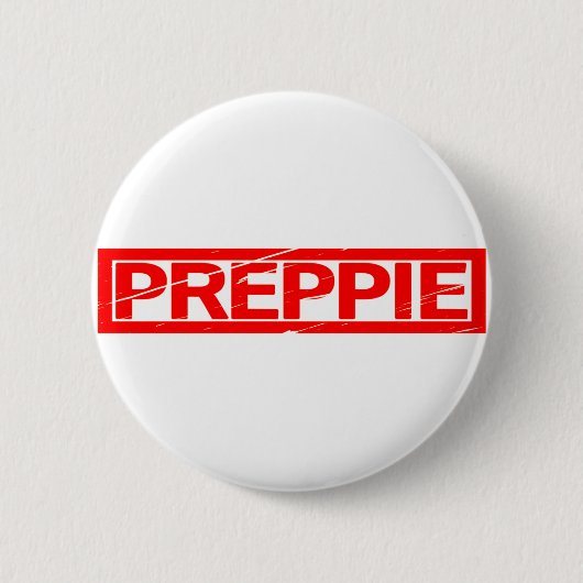 Badge Rond 5 Cm Timbre Preppie (Devant)