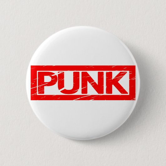 Badge Rond 5 Cm Timbre Punk (Devant)