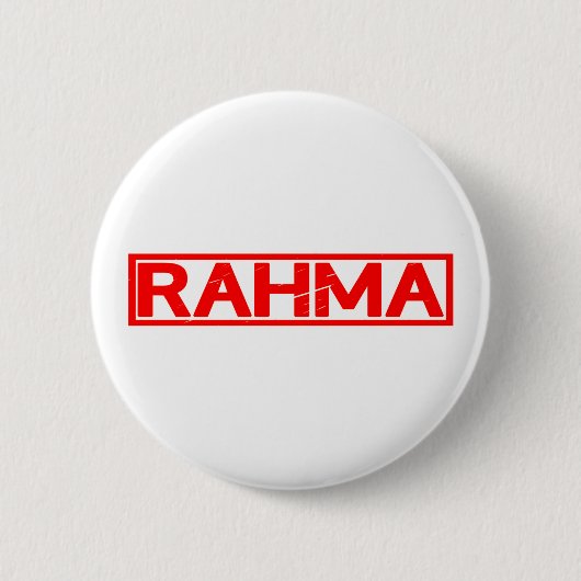 Badge Rond 5 Cm Timbre Rahma (Devant)