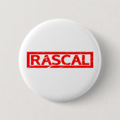 Badge Rond 5 Cm Timbre Rascal (Devant)