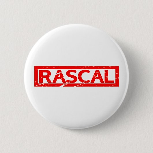 Badge Rond 5 Cm Timbre Rascal (Devant)