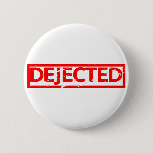 Badge Rond 5 Cm Timbre rejeté
