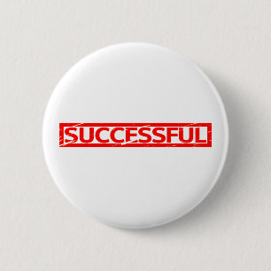 Badge Rond 5 Cm Timbre réussi