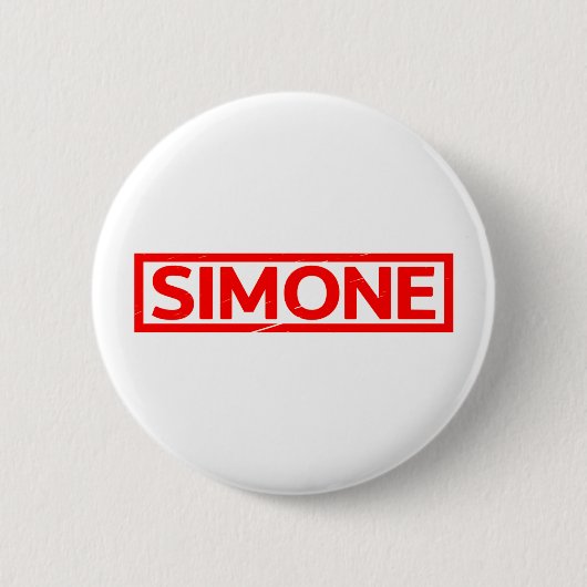 Badge Rond 5 Cm Timbre Simone (Devant)