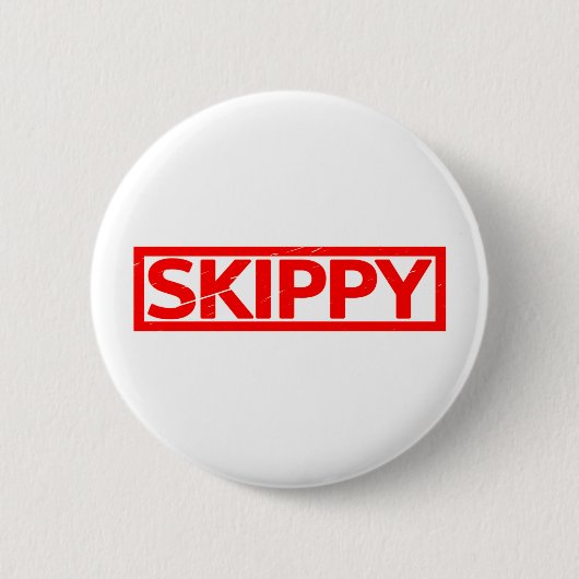 Badge Rond 5 Cm Timbre Skippy (Devant)