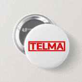 Badge Rond 5 Cm Timbre Telma (Devant & derrière)