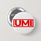Badge Rond 5 Cm Timbre Umi (Devant & derrière)