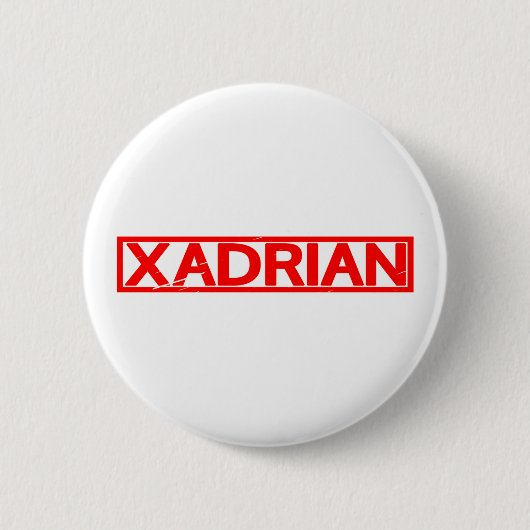 Badge Rond 5 Cm Timbre Xadrian (Devant)