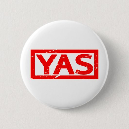 Badge Rond 5 Cm Timbre Yas (Devant)