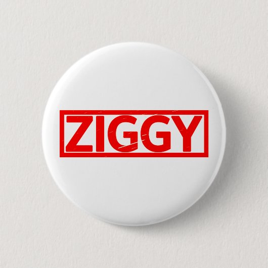 Badge Rond 5 Cm Timbre Ziggy (Devant)