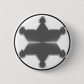 Badge Rond 5 Cm Tin Star Sheriff (Devant)