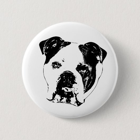 Badge Rond 5 Cm Tiny Face, Big Cheval (Devant)