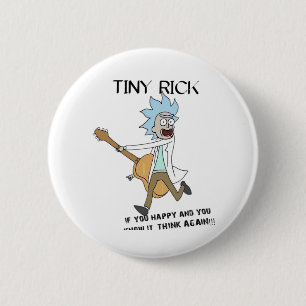 Badge Rond 5 Cm Tiny Rick Classic