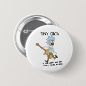 Badge Rond 5 Cm Tiny Rick Classic (Devant & derrière)