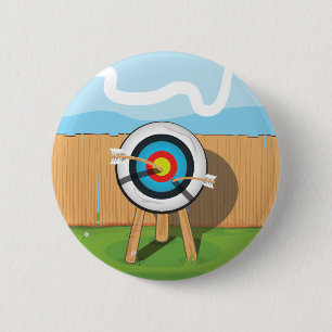 Badge Rond 5 Cm Tir à l'arc