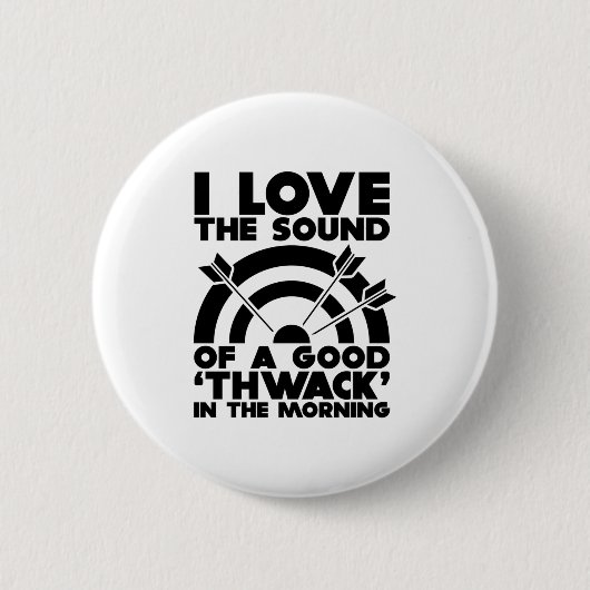 Badge Rond 5 Cm Tir à l'arc | Flèches et vaches tir à l'arc Cadeau (Devant)