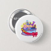 Badge Rond 5 Cm Tir de groupe de gâteau d'anniversaire (Devant & derrière)