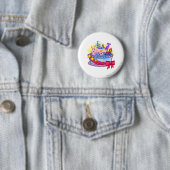 Badge Rond 5 Cm Tir de groupe de gâteau d'anniversaire (En situation)