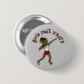 Badge Rond 5 Cm Tir rouge foncé (Devant & derrière)