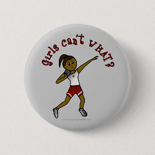 Badge Rond 5 Cm Tir rouge foncé