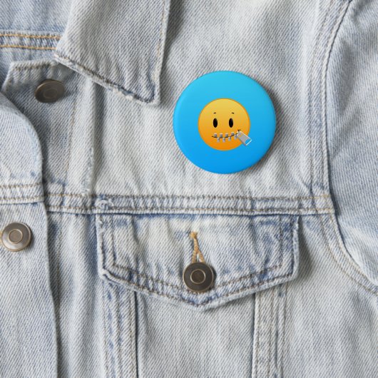 Badge Rond 5 Cm Tirette Emoji (En situation)