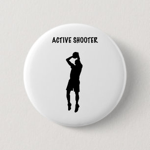 Badge Rond 5 Cm Tireur Actif Basketball 6