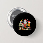 Badge Rond 5 Cm Tis The Season For Inclusion (Devant & derrière)