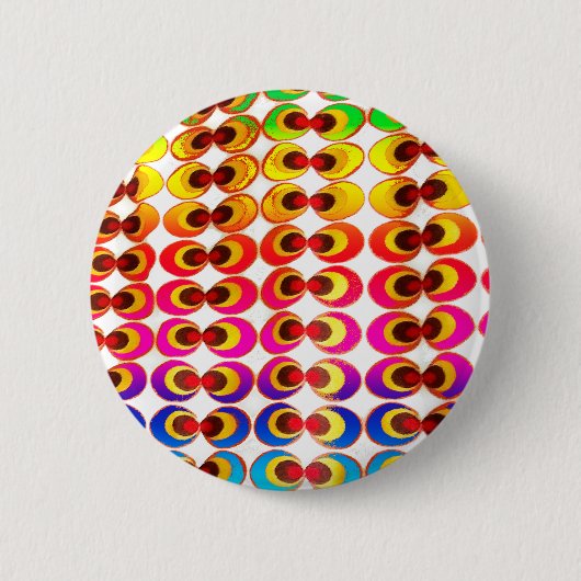 Badge Rond 5 Cm Tissu psychédélique (Devant)