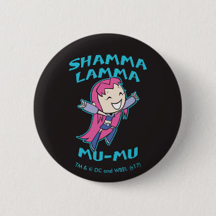 Badge Rond 5 Cm Titans Ados, allez !   Starfire "Shamma Lamma Mu-M