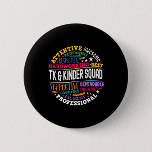 Badge Rond 5 Cm Tk Et Kinder Squad Transitoire Enseignement De Mat