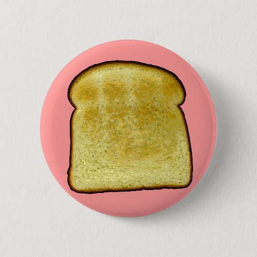Badge Rond 5 Cm Toast (Devant)