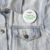 BADGE ROND 5 CM "TOF " (En situation)