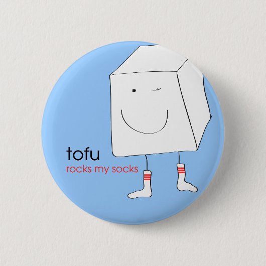Badge Rond 5 Cm TofuRocksbluebackground.ai (Devant)