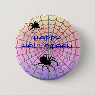 Badge Rond 5 Cm Toile d'araignée insecte nuisible