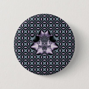 Badge Rond 5 Cm Toile violette