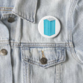 Badge Rond 5 Cm Toilette chimique portative (En situation)