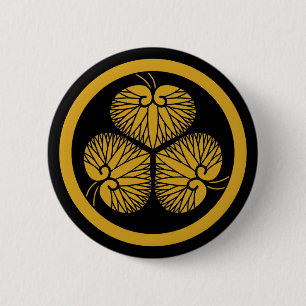 Badge Rond 5 Cm Tokugawa hollyhock 1(premier,2ème,3ème)33