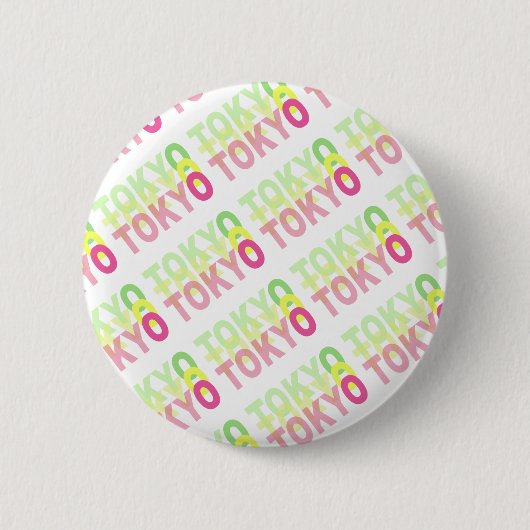 Badge Rond 5 Cm Tokyo (Devant)