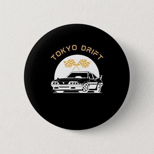 Badge Rond 5 Cm Tokyo Drift (Devant)