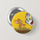 Badge Rond 5 Cm Tom Et Jerry (Devant & derrière)