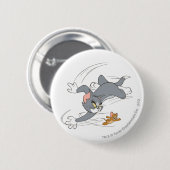 Badge Rond 5 Cm Tom et Jerry Chase Turn (Devant & derrière)