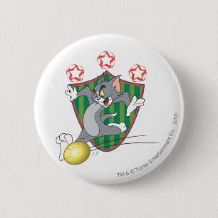 Badge Rond 5 Cm Tom et Jerry Soccer (Football) 9