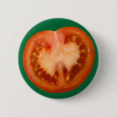 Badge Rond 5 Cm Tomate (Devant)