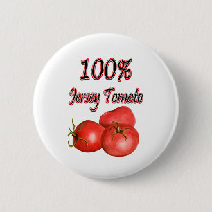 Badge Rond 5 Cm Tomate 100% du Jersey
