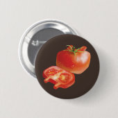 Badge Rond 5 Cm Tomate fraîche (Devant & derrière)
