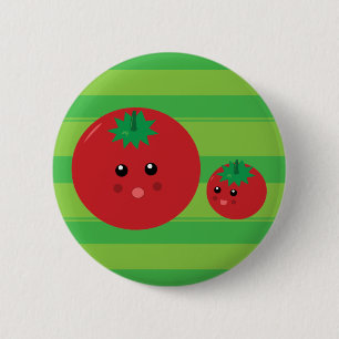 Badge Rond 5 Cm Tomate mignonne