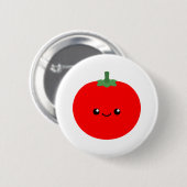 Badge Rond 5 Cm Tomate mûre (Devant & derrière)