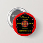 BADGE ROND 5 CM TOMBÉ MAIS PAS OUBLIÉ (Devant & derrière)